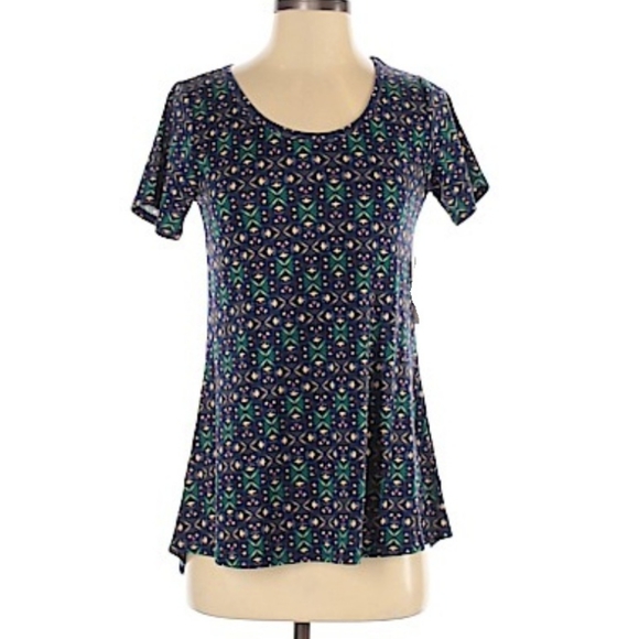 LuLaRoe Tops - LuluRoe Purple Perfect Boyfriend Classic Tee Shirt